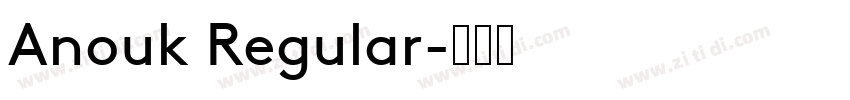 Anouk Regular字体转换